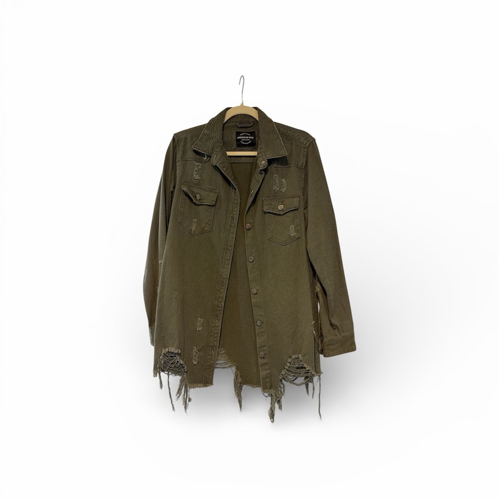 American Bazi Olive Utility Jacket
